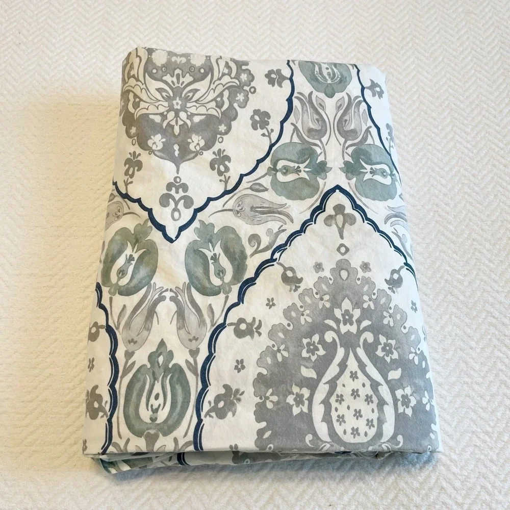 Pottery Barn Tile Medallion Duvet Cover
